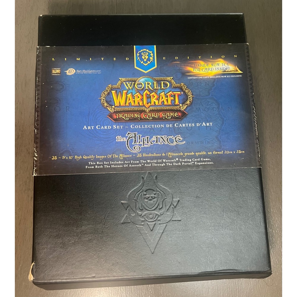 World of Warcraft TCG Art Card Set The Alliance Limited Edition 35 Prints 8x10